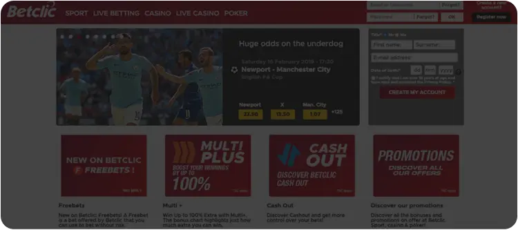 Betclic – plateforme de paris sportifs et casino